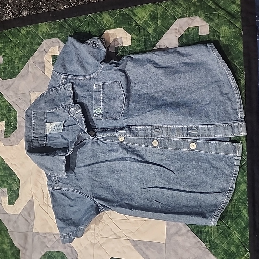 Carters denim button up